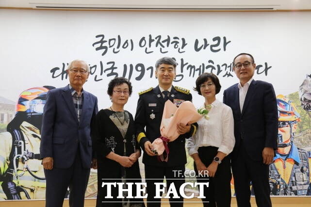 오긍환 제26대 공주<b>소방서장</b> 1일 <b>취임</b>식