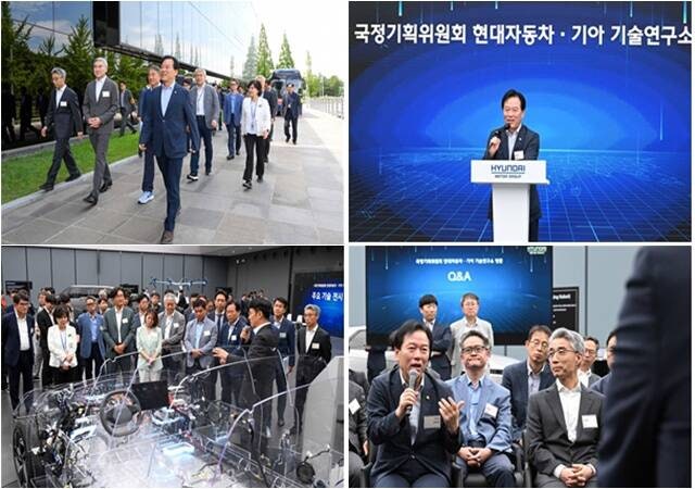 국정위, <b>현대차</b> 방문…"<b>자율주행</b> 기술 주도권 확보해야"
