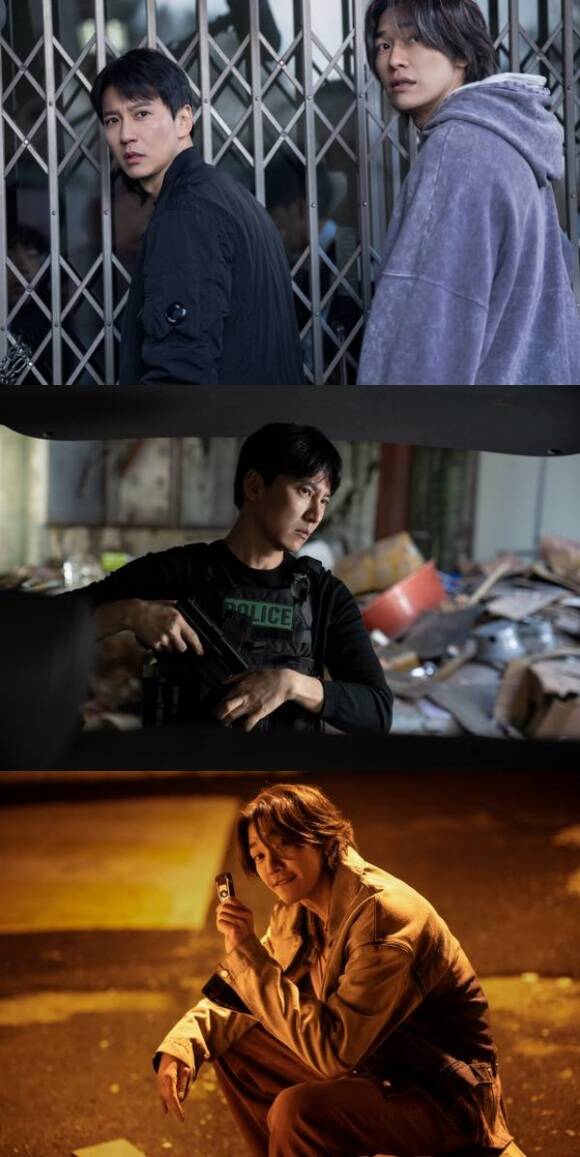 '<b>트리거</b>' 김남길·<b>김영광</b>, 상반된 두 남자 총기 <b>공조 액션</b>