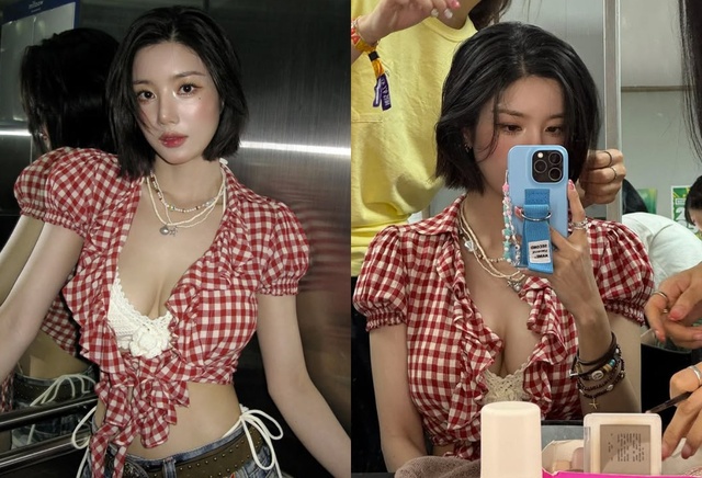 <b>권은비</b>, '<b>워터밤</b>' 비하인드 컷서 더 또렷한 '볼륨감 자태'