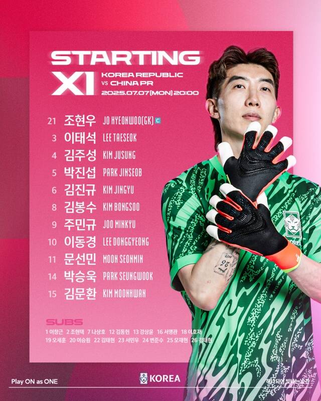 [동아시안컵] <b>이동경</b>~<b>주민규</b>~김주성 릴레이골!!!...한국 3-0 중국, 더 깊...