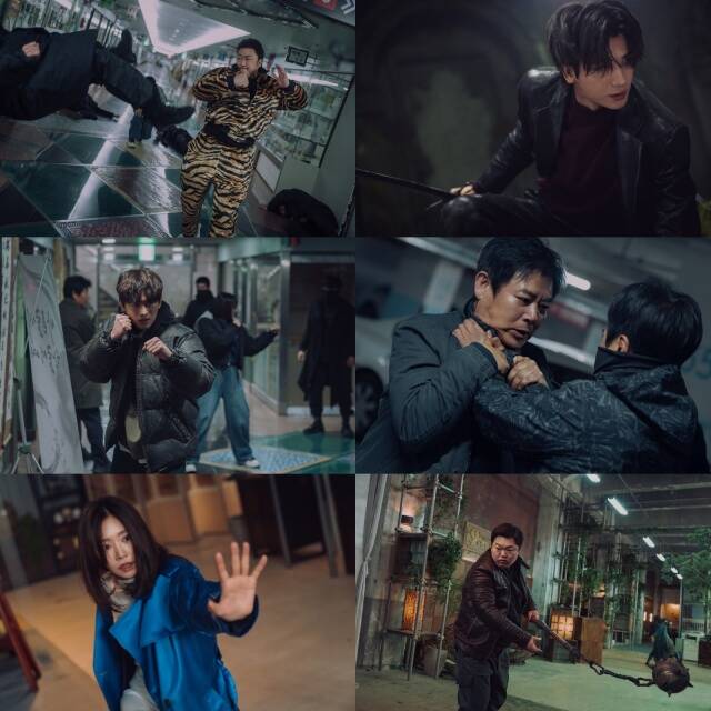 맨주먹 마동석→파쿠르 <b>서인국</b>…'<b>트웰브</b>', 각기 다른 액션 공개