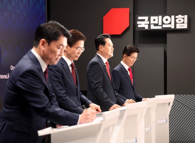 김문수 "尹 아닌 민주당이 역적"…조경태 "계엄은 국격 훼손"