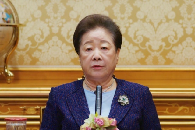 '불법 정치자금 <b>의혹</b>' 한학자 <b>통일교</b> 총재 "허위사실 유포"