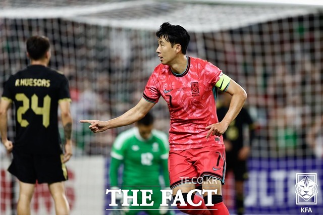 <b>손흥민</b>-오현규 연속골...<b>홍명보</b>호, 멕시코와 아쉬운 2-2 무승부