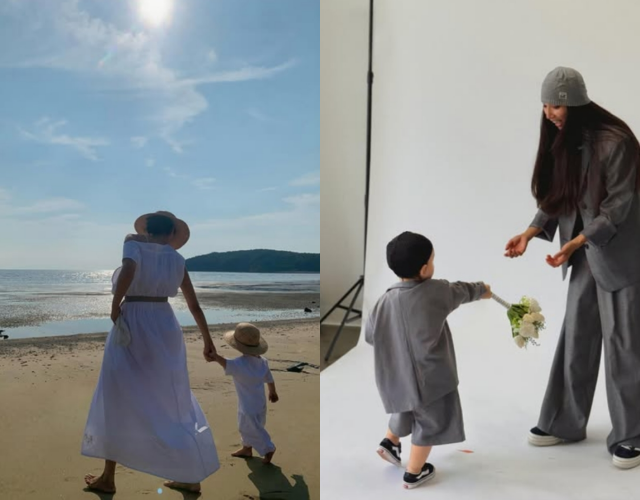 <b>문가비</b>, '<b>정우성</b> 혼외자' <b>아들</b> 최초 공개