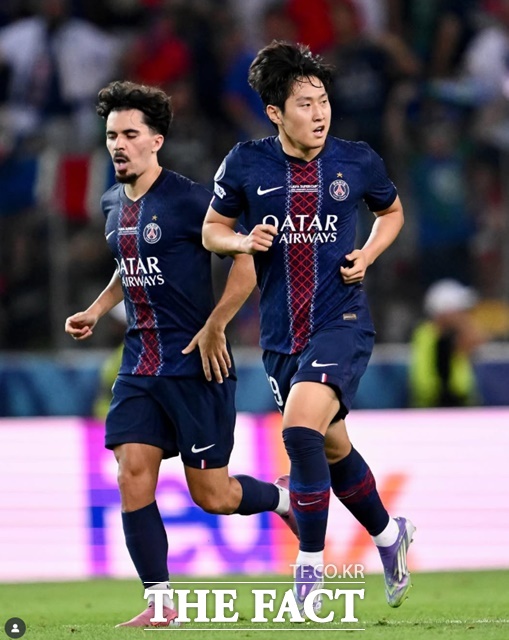 '황금 왼발' <b>이강인</b> UCL 1<b>도움</b>, 김민재의 <b>뮌헨</b>전에서 홀로 빛났다