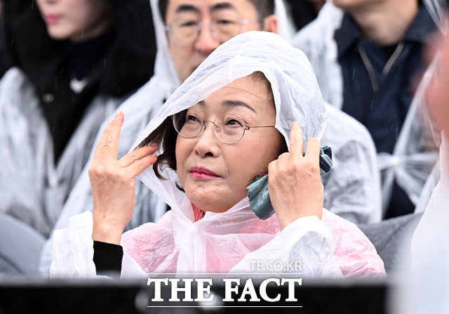 <b>용산국제업무지구</b> 기공식 참석한 박희영 [포토]
