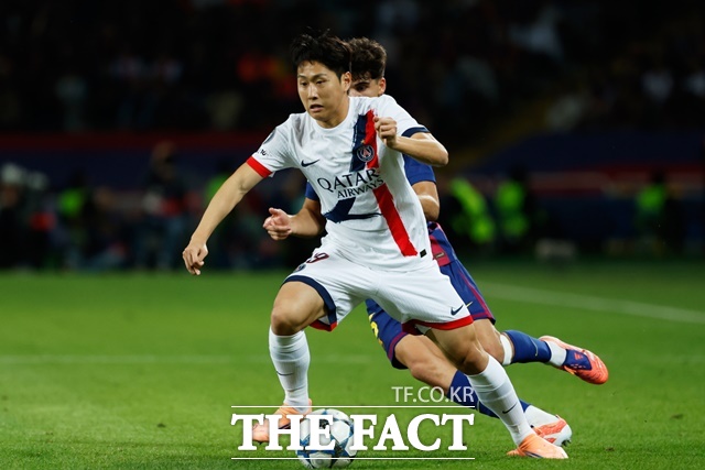 '황금 왼발' <b>이강인</b> 벤치만 데웠다...PSG, 아틀레틱 원정 UCL 6차전 0-0
