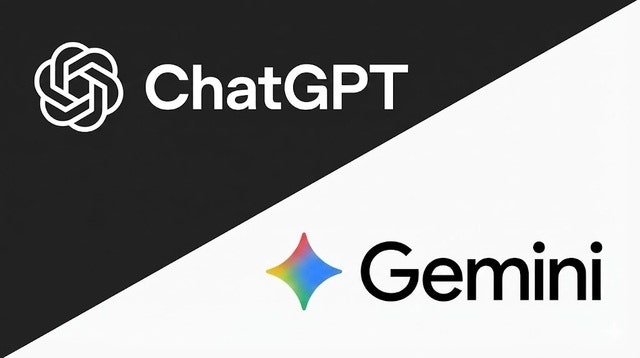 구글이 인공지능 모델 '제미나이3'로 국내 AI 챗봇 시장 점유율을 키우는 가운데 경쟁사 오픈AI 의 '챗GPT'와의 경쟁에서도 우위를 점할 수 있을지 주목된다./오픈AI·구글