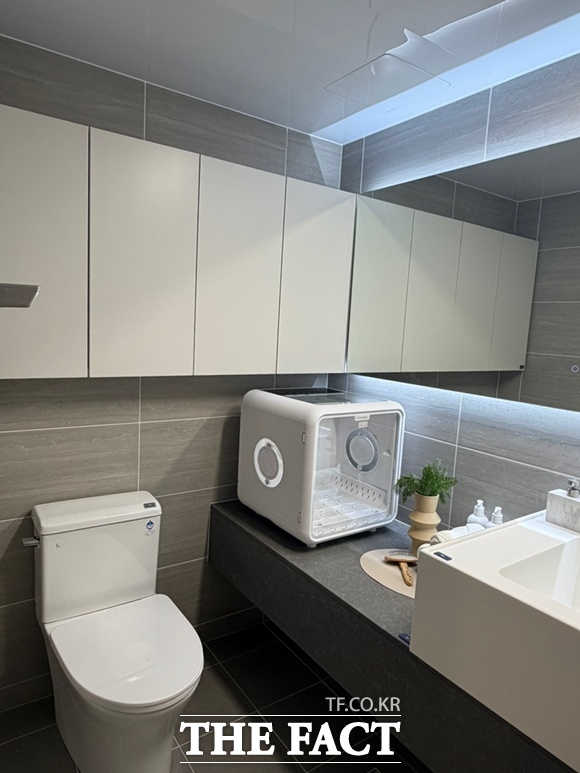 펫테리어 옵션을 선택하면 반려견 전용 욕실이 적용된다./공미나 기자