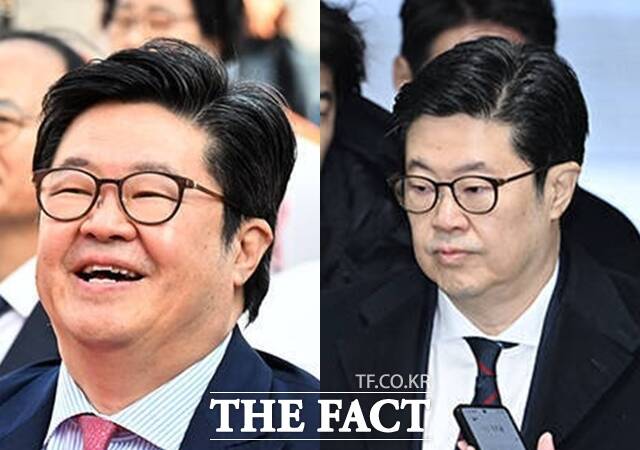 기부 및 장학재단 운영으로 유명한 김병주 MBK파트너스 회장은 최근 홈플러스 사태와 관련해 구속영장실질심사를 받기 위해 법원에 출석했다.사진 왼쪽은 김병주 회장이 지난 2024년 서울시 서대문구 북가좌동 공공도서관