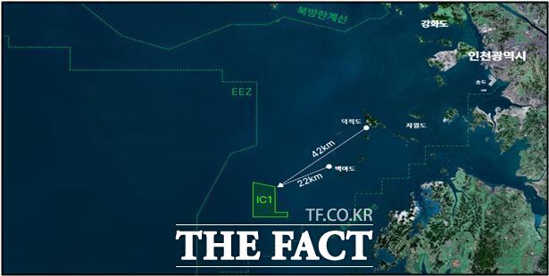인천시 공공주도 해상풍력 위치도./인천시