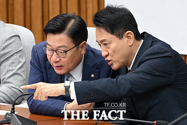 김기현 의원을 비롯한 일부 중진 의원들이 장 대표의 조직 개편 방향에 공개적으로 우려를 표한 것으로 알려졌다./남용희 기자