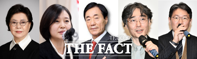 사진 왼쪽부터 송영숙 한미약품그룹 회장,임주현 한미사이언스 부회장,신동국 한양정밀 회장,<a href=