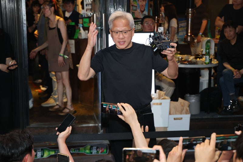 Jensen Huang returns to Korea wanting more — chips, robots and a research hub