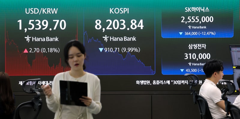 Kospi posts record plunge as AI rally cracks