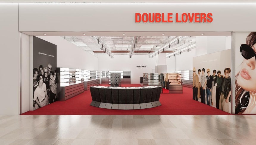 A pop-up store for eyewear brand Double Lovers in Lotte World Mall in Songpa District, southern Seoul. LOTTE DEPARTMENT 