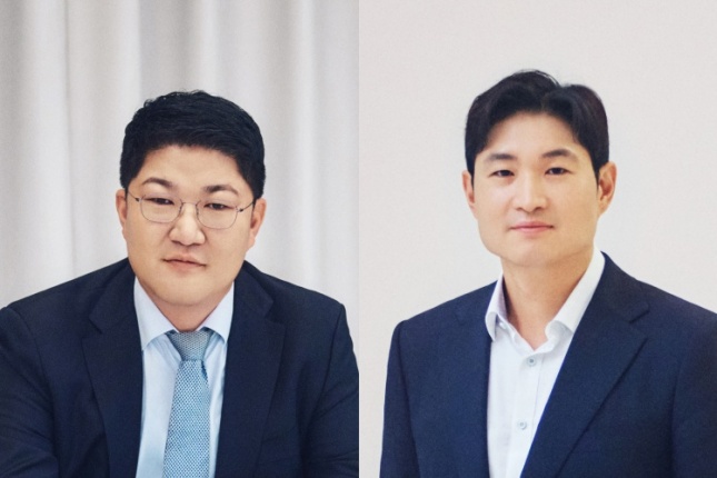 이경수 코스맥스그룹 회장의 장남인 이병만 코스맥스 대표이사 부회장(왼쪽)과 이병주 코스맥스비티아이 대표이사 부회장/사진=코스맥스