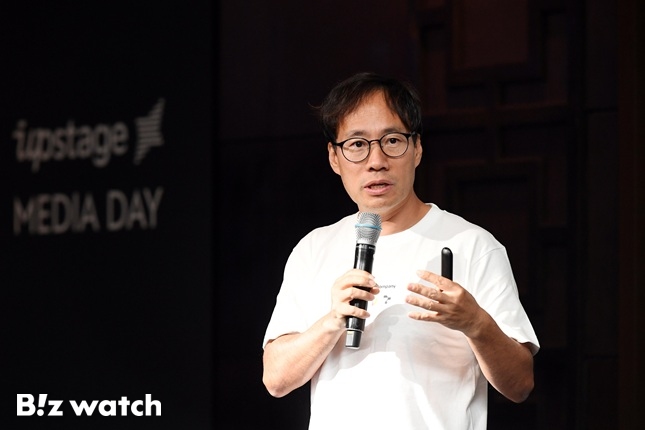 김성훈 업스테이지 대표는 인공지능(AI) 모델 이용을 통한 토큰 소비 등 토크노믹스에 대해 언급했다./사진=업스테이지