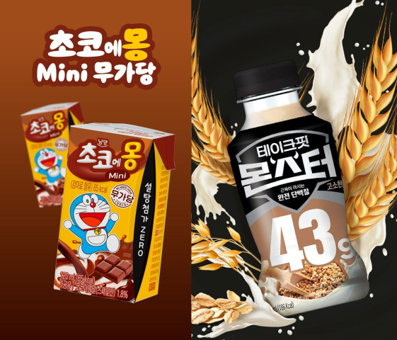 남양유업의 실적 개선을 이끈 가공유 제품들/사진=남양유업