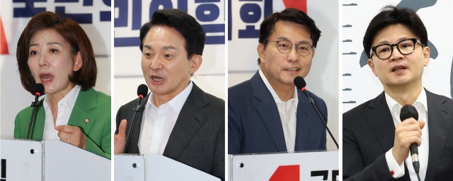 한동훈 "과반 승리"…나경원·<b>원희룡</b>·<b>윤상현</b> "결선행"