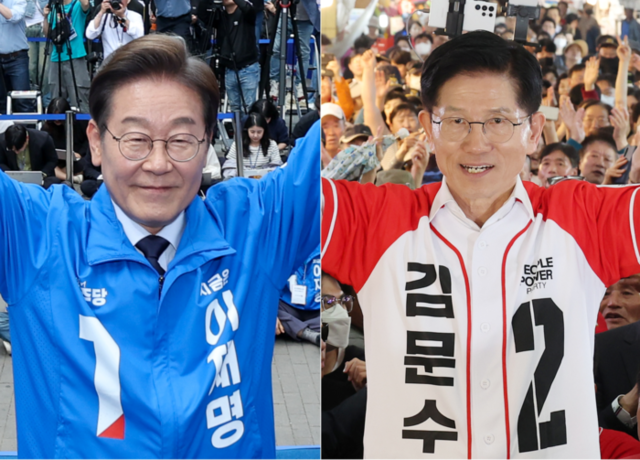 [속보] 이재명 51.9%-김문수 33.1%...오차 밖 후보 <b>지지율</b>