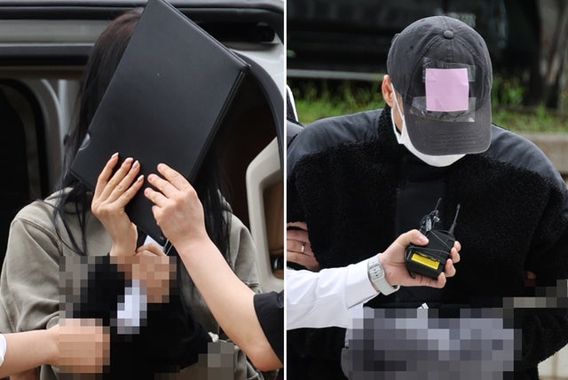 [속보] <b>손흥민</b>에 '<b>임신 협박</b>' 남녀 구속 <b>송치</b>