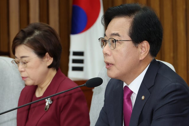 <b>송언석</b>, 민주당 '檢 조작대응 TF'에 "이 대통령 셀프 사면 시도"