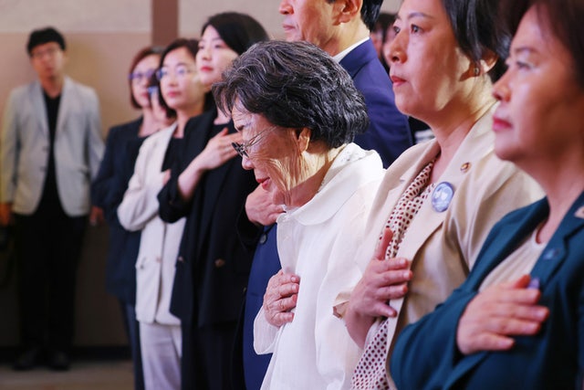 일본군 <b>위안부</b> 기림의 날 <b>기념식</b> 열려…생존자 단 6명