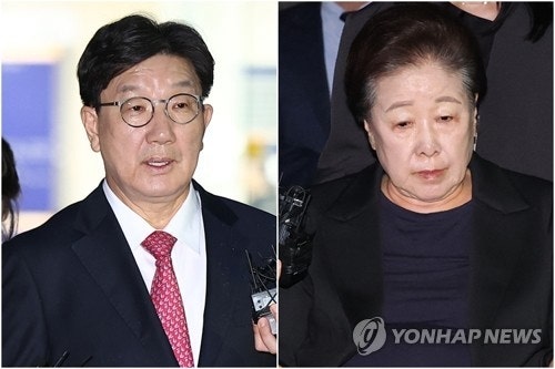 [속보] '불법 정치자금' <b>권성동</b>·<b>한학자 구속</b>적부심 기각…법원 "이유 없...