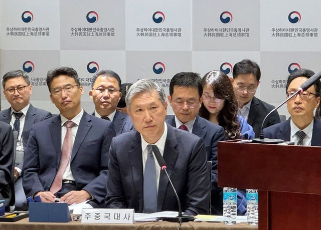 <b>노재헌 주중대사</b> "북한 '두 국가론'에 동요 말아야"