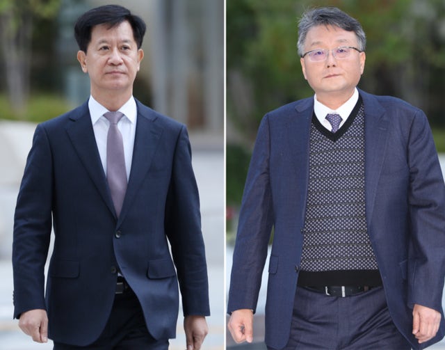 <b>김건희특검 박노수</b>·김경호 신임 특검보 첫 출근…"최선 다할 것"