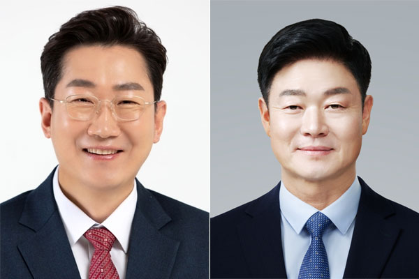 ▲ 국민의힘 원강수(사진 왼쪽) 현 원주시장과 더불어민주당 구자열(사진 오른쪽) 원주시장 후보