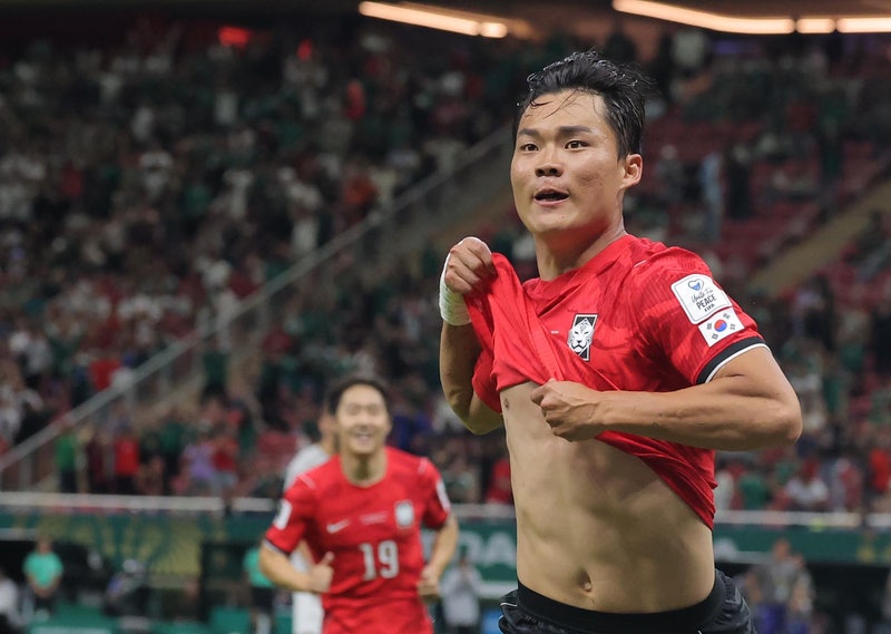 38도 고열에도 역전 골…오현규, 월드컵 데뷔전 빛냈다