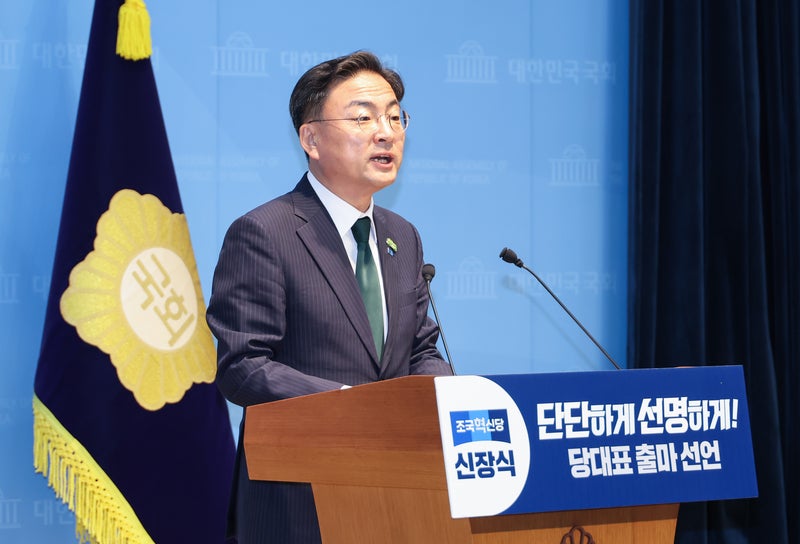 [속보] 신장식, 혁신당 대표 출마 공식 선언..."한국 정치 왼쪽 날개 되겠다"