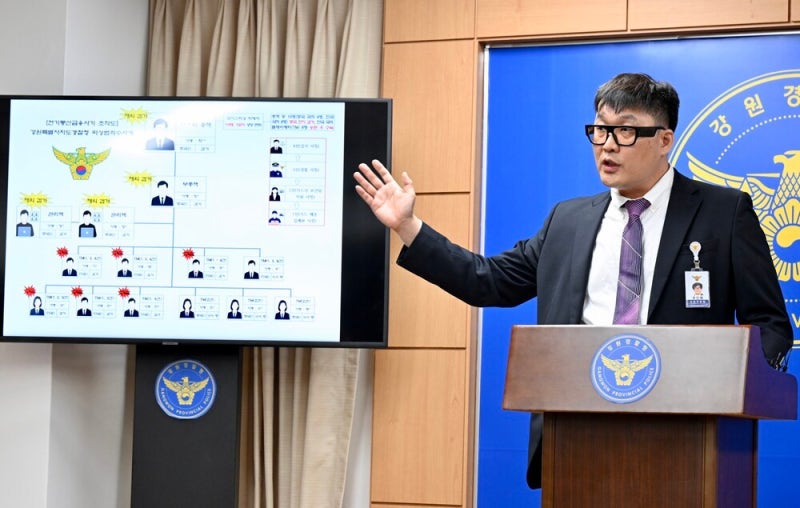 강원경찰, 중국 거점 100억원대 <b>보이스피싱</b> 총책·<b>조직</b>원 <b>검거</b>