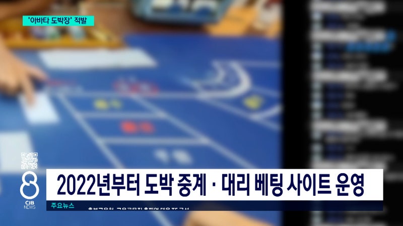 실시간 중계하며 '대리 베팅'...아바타 <b>도박</b>장 조직 송치
