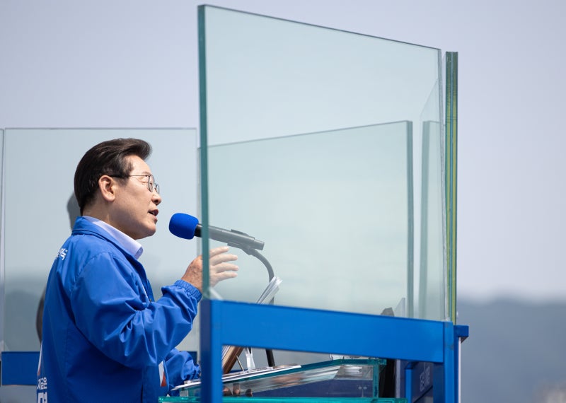 <b>이재명</b>, <b>주말</b> 충청권 집중 <b>유세</b>...충북, 세종, 대전 표심공략