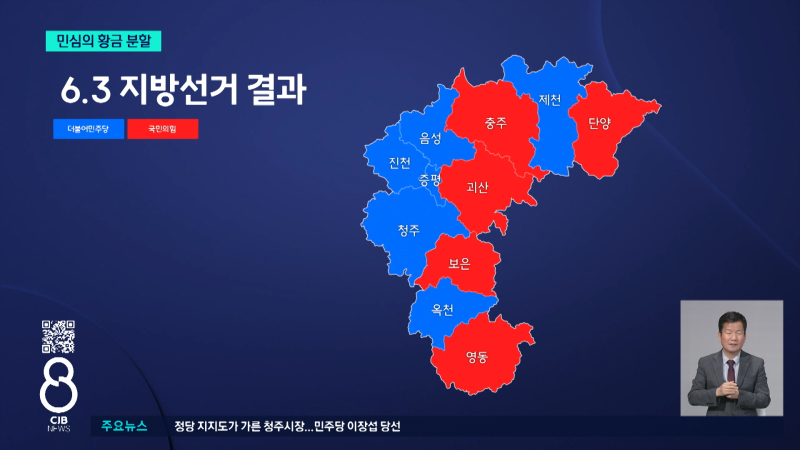 충북 표심 '지지와 견제'...민주당 탈환 속 국힘 현직 선방