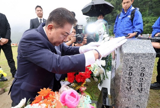 김병기 "<b>채상병</b> 특검, 시시비비 밝혀야…은폐하려는 거대세력 있어"