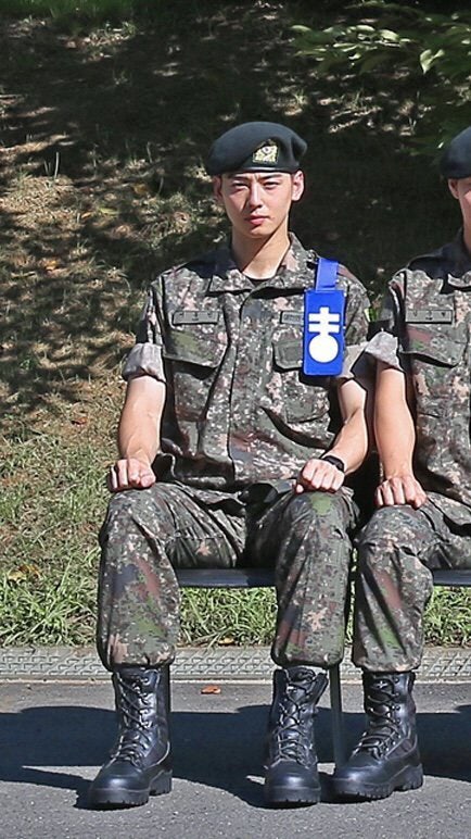 <b>차은우</b>, 논산 훈련소서 늠름한 군복 자태…중대장 <b>훈련병</b> 활약