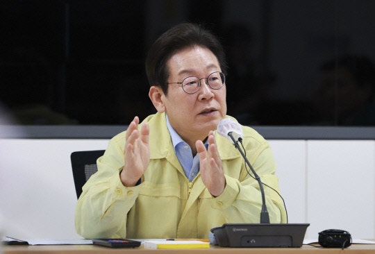 李대통령 "<b>강릉</b>에 마침내 <b>단비</b>…<b>희망</b>·활력 선사해주길 기원"