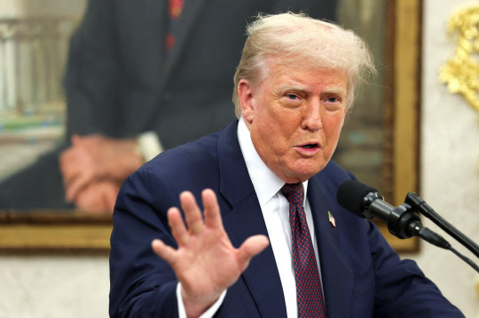 도널드 트럼프 대통령. 연합뉴스