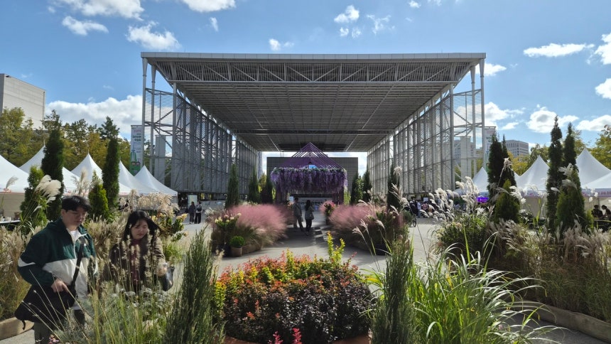 지난해 10월 대전 서구 엑스포시민광장에서 열린 2025 대전정원박람회 모습. 대전시 제공