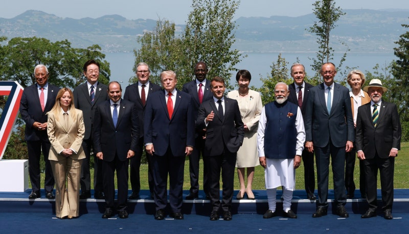 李, G7 정상회의 환영행사 참석…트럼프와 대면