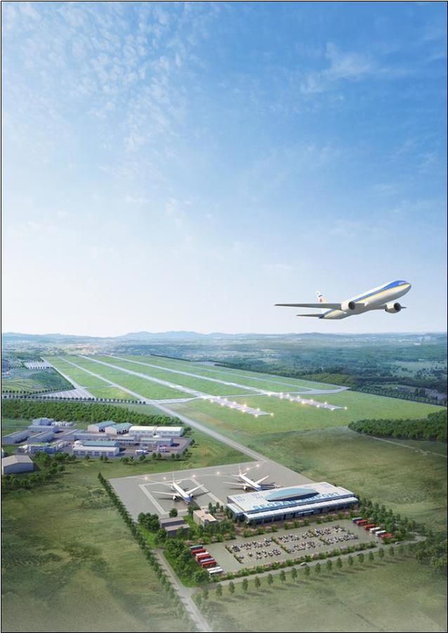 서산공항 이미지. 서산시 제공