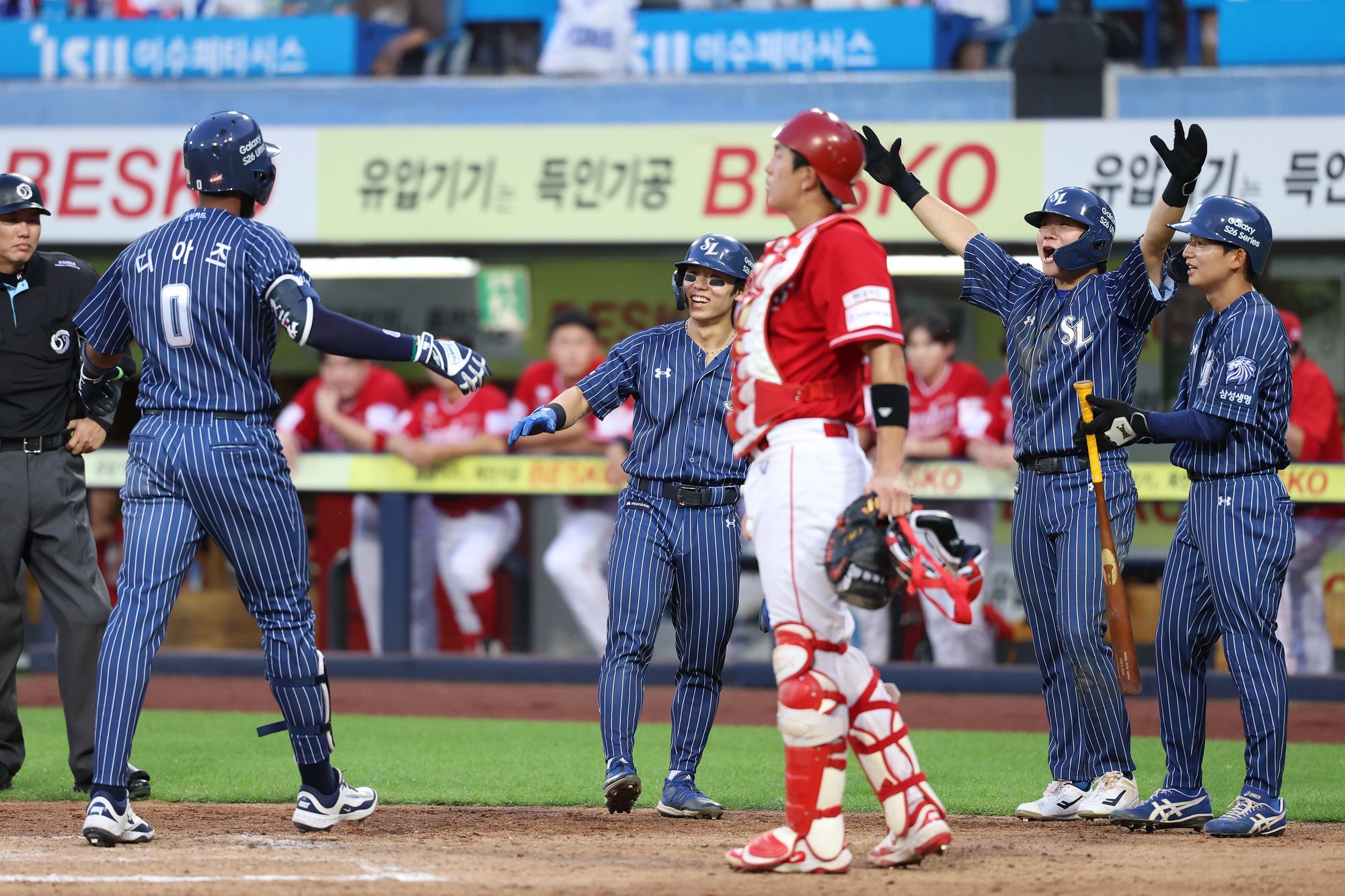 디아즈 KBO 데뷔 첫 만루홈런, <b>삼성라이온즈</b>는 6월 첫 위닝시리즈