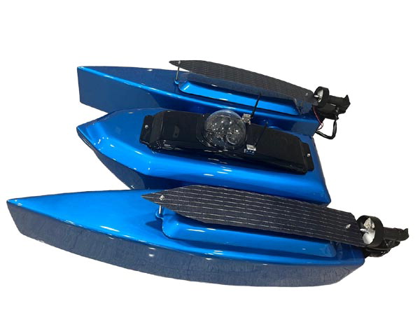 케이워터크레프트가 올해 개발한 무인워터보트.  케이워터크레프트 제공