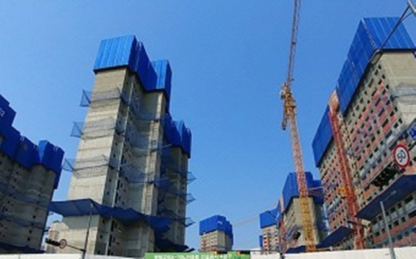 공공주택 건설 현장. 